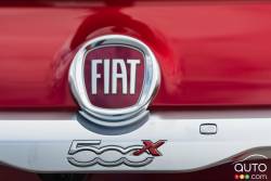 Écusson du modèle de la Fiat 500x 2016