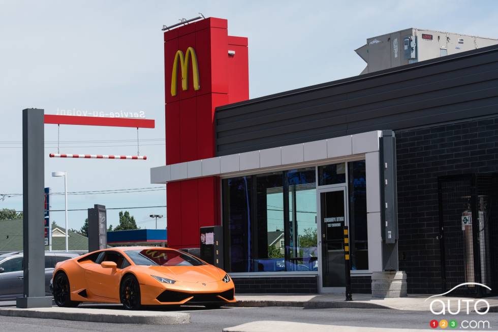 2015 Lamborghini Huracan at Mcdonalds