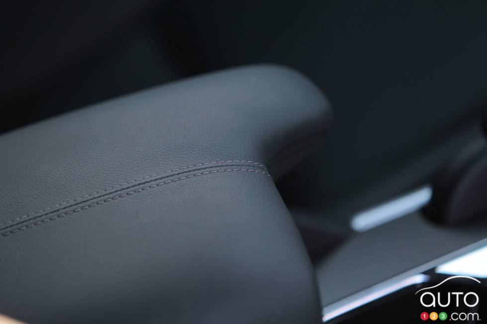 Détails de l'accoudoir central