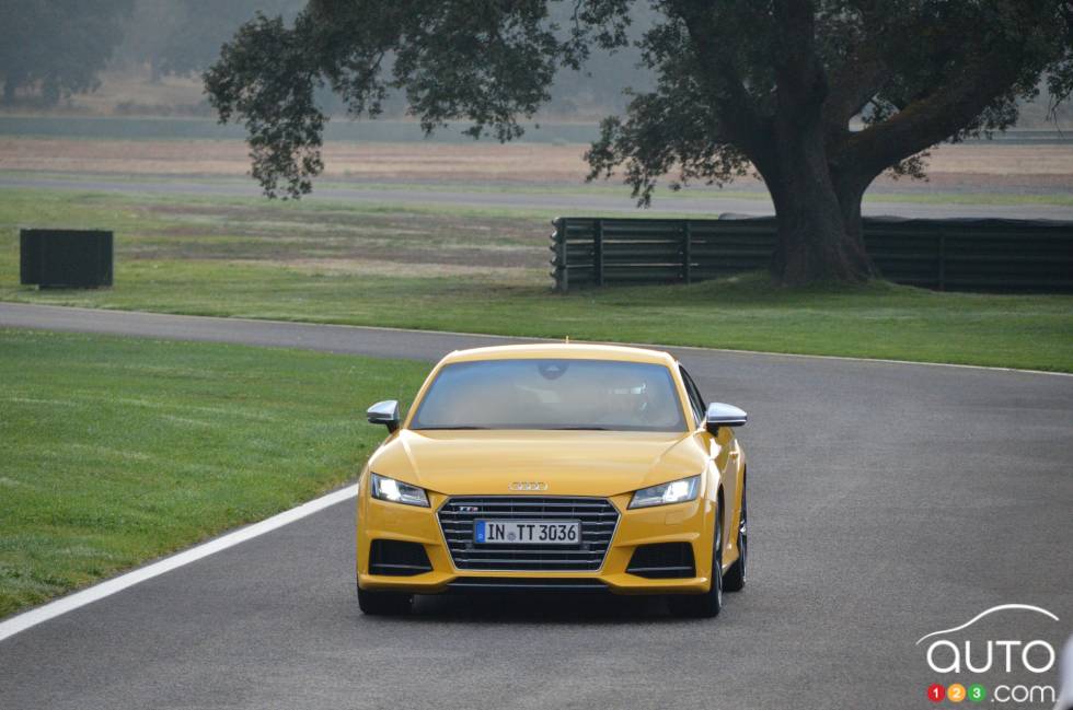 vue de face en action