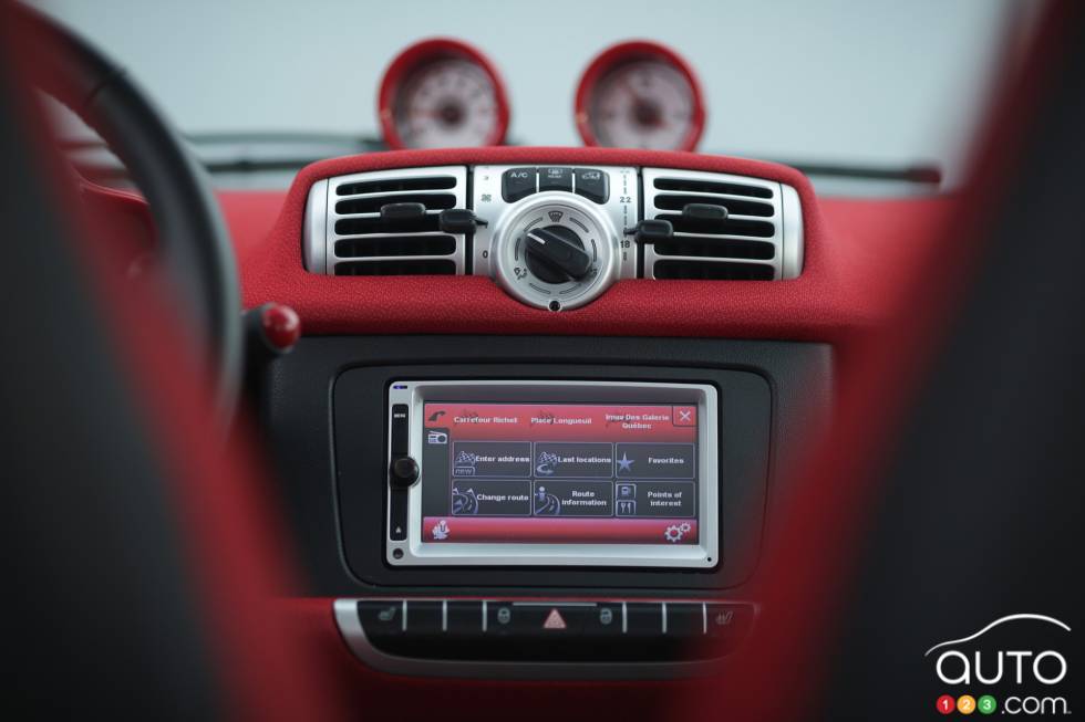 Centre stack controls