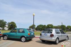 left to right; Volkswagen MK2 1991 GTI, MK3 1997 GTI VR6