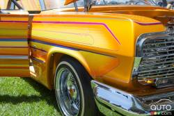 Chevy Impala lowrider. ’Car Show by the Sea’, Point Fermin Park, San Pedro CA.