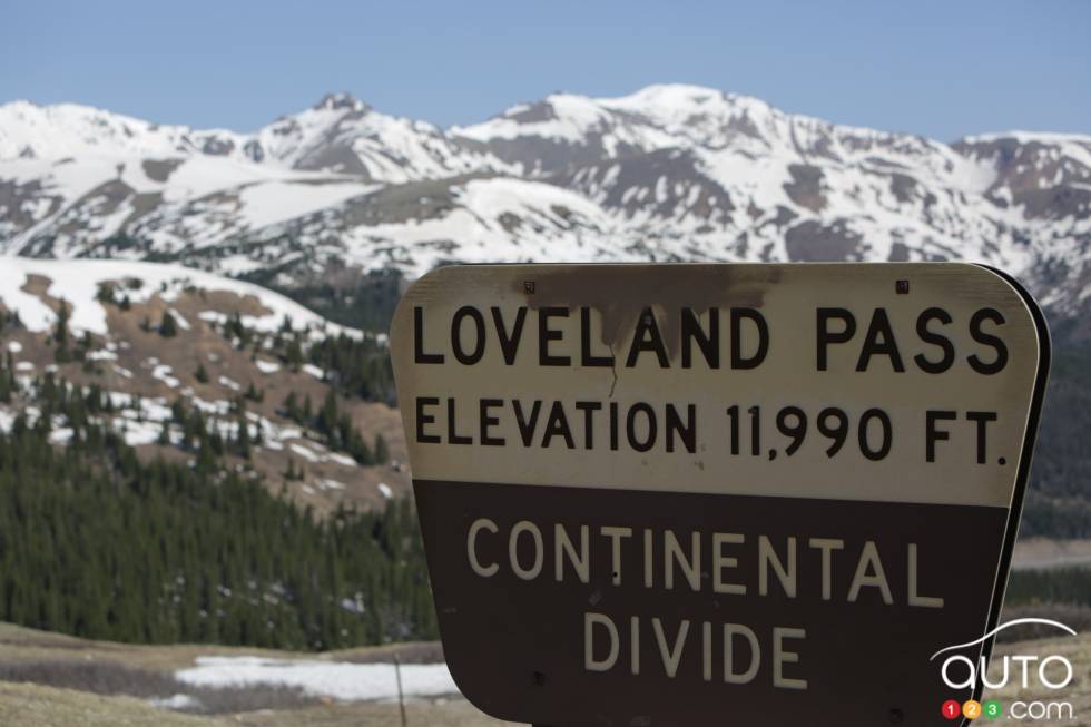 view of the Colorado mountains