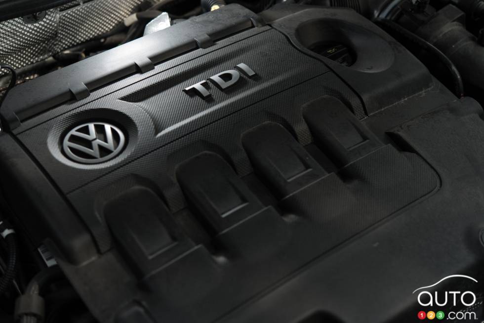 Moteur de la Volkswagen Jetta TDI 2015