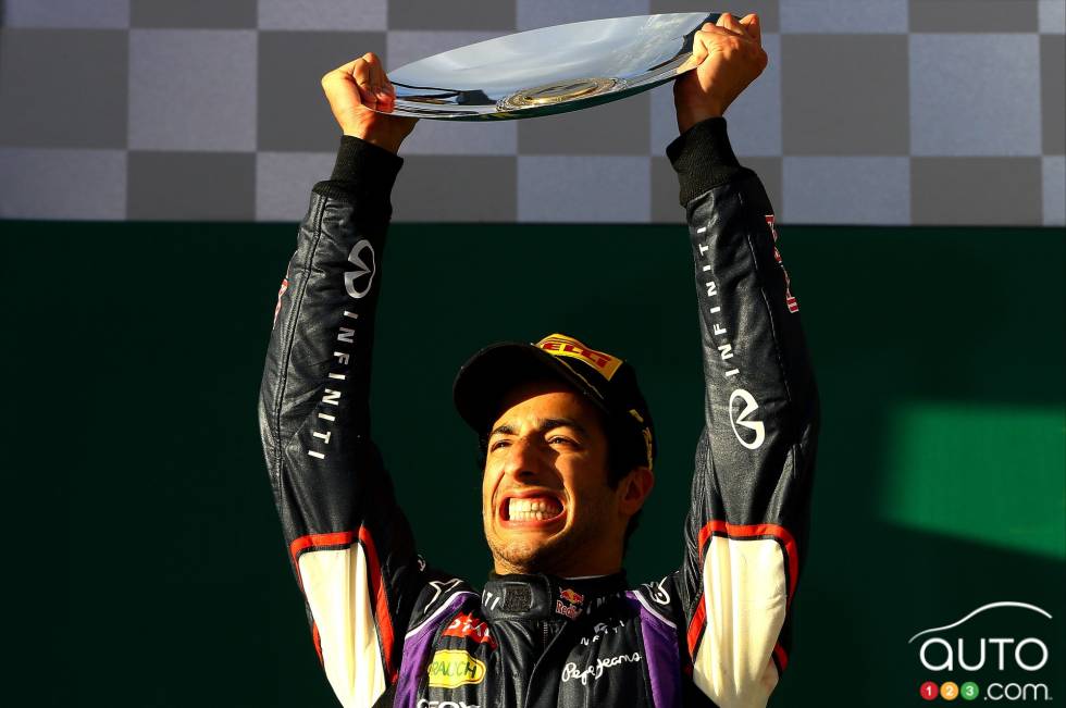 Daniel Ricciardo, Red Bull Racing. 