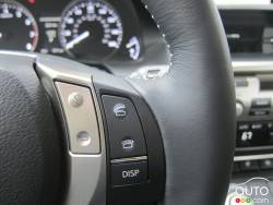Steering wheel-mounted Bluetooth controls