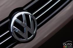VW crest on the grille