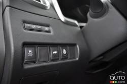 Détail intérieur du Nissan Murano SL AWD 2015