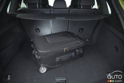 Cargo area with luggage