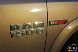 2017 Ram 1500 EcoDiesel Crew Cab Laramie Limited 4X4 model badge