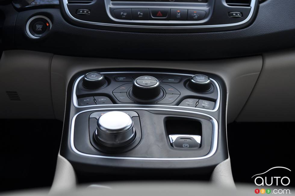 center console détails