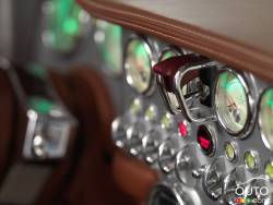 Bouton de démarrage et arrêt du moteur du Spyker C8 Preliator