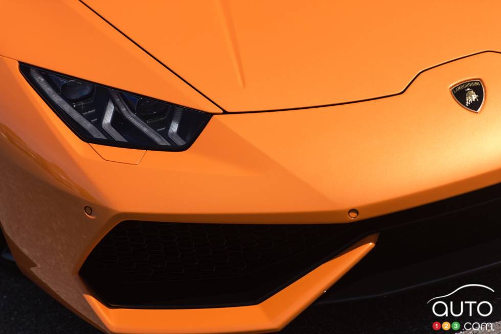 2015 Lamborghini Huracan exterior detail