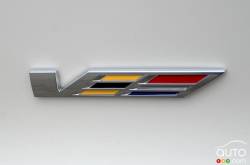 2016 Cadillac ATS-V trim badge