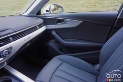 Détail intérieur de l'Audi A4 TFSI Quattro 2017