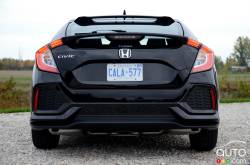 Vue arrière de la Honda Civic Hatchback 2017