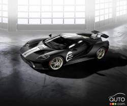 2016 Ford GT '66 Heritage Edition front 3/4 view