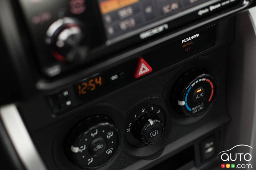 Commandes de la température