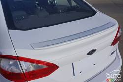 2016 Ford Fiesta rear spoiler