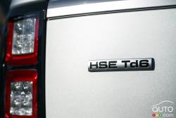 2016 Range Rover TD6 trim badge