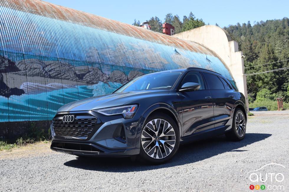 Nous conduisons l'Audi Q8 e-tron et Q8 Sportback e-tron 2024