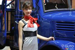 Girls at the 2015 Tokyo motor show