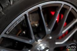 Détail roue de la Mercedes AMG GT S 2016