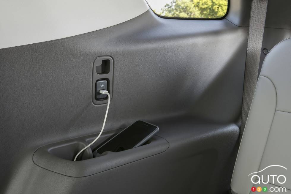 Port USB à l'arrière