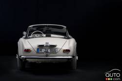 Vue arrière de la BMW 507 1957