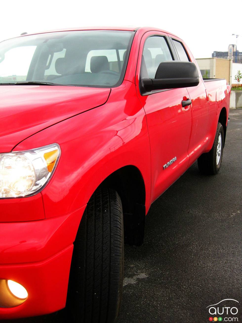 Vue du côté gauche