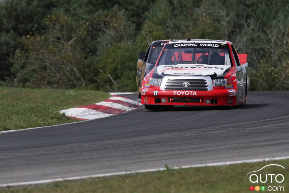 Timothy Peters, Toyota Parts Plus  en action durant la course