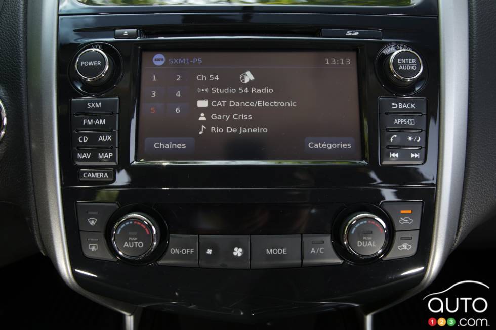 center console détails