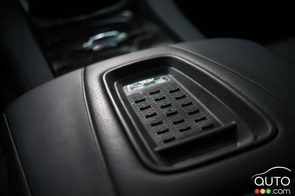 Détail intérieur du Cadillac Escalade 2016