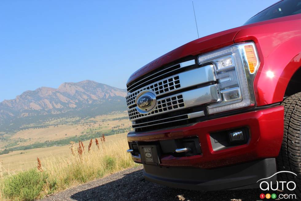2017 Ford F Series Super Duty front grille