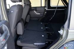 2016 Jeep Wrangler Willys rear seats