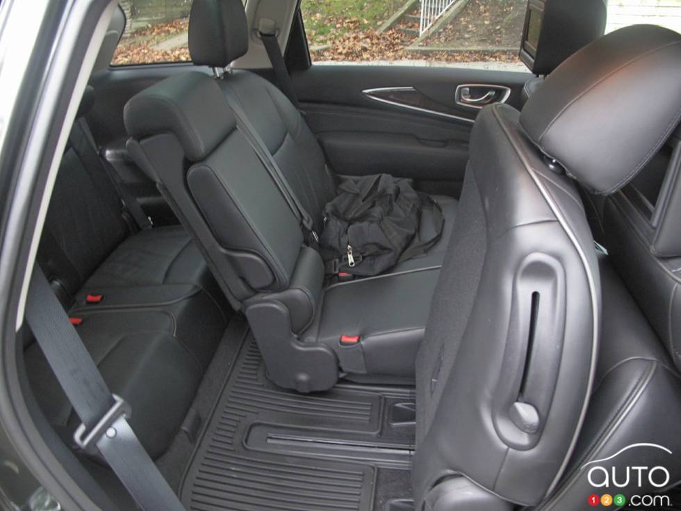 Siège de deuxième rangée coulissant