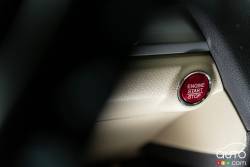 Bouton de démarrage et arrêt du moteur de l'Acura RDX Elite 2016