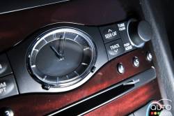 dashboard and control buttons