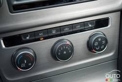 Contrôle du système de climatisation de la Volkswagen Golf Sportwagen 2016
