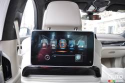 BMW 750Li xDrive 2016 écran arrière