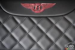 Détail siège de la Bentley Bentayga 2017