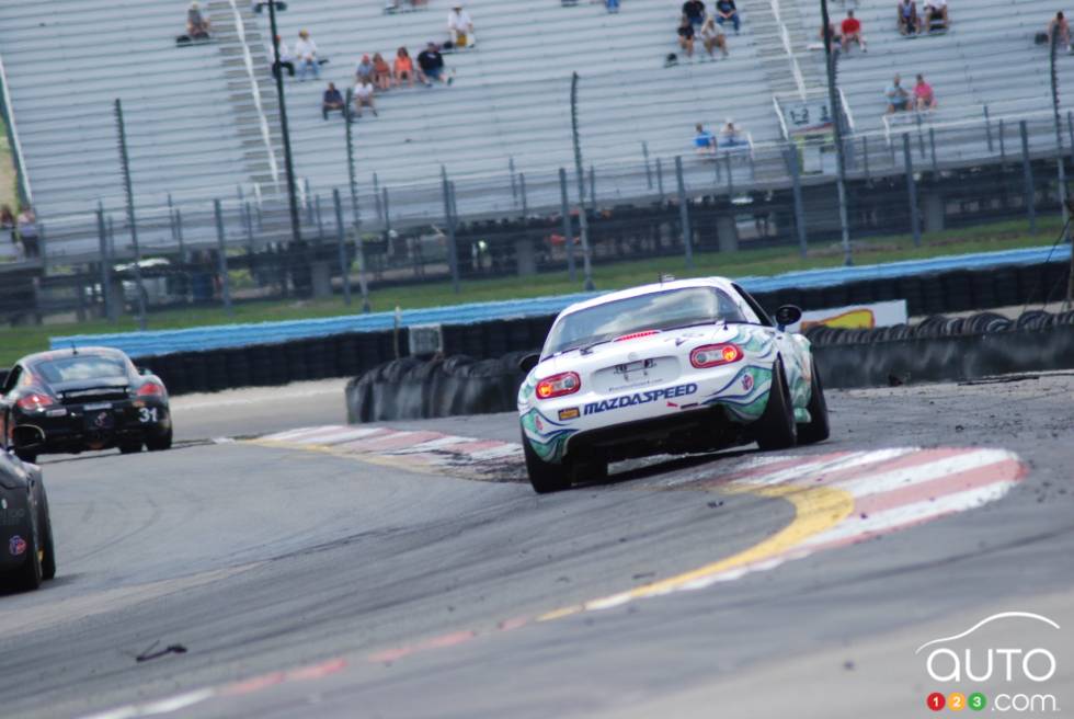 action on and off the track