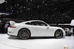 Porsche 911 GT3 2014 sur la scène