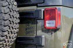 Feux arrière de la Jeep Wrangler Willys 2016