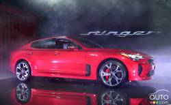 First appearance in Canada for the magnificent 2018 Kia Stinger sport sedan. 