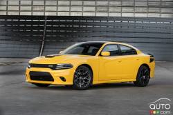 2017 Dodge Charger Daytona front 3/4 view