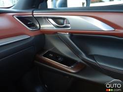 Détail intérieur de la Mazda CX-9 2016
