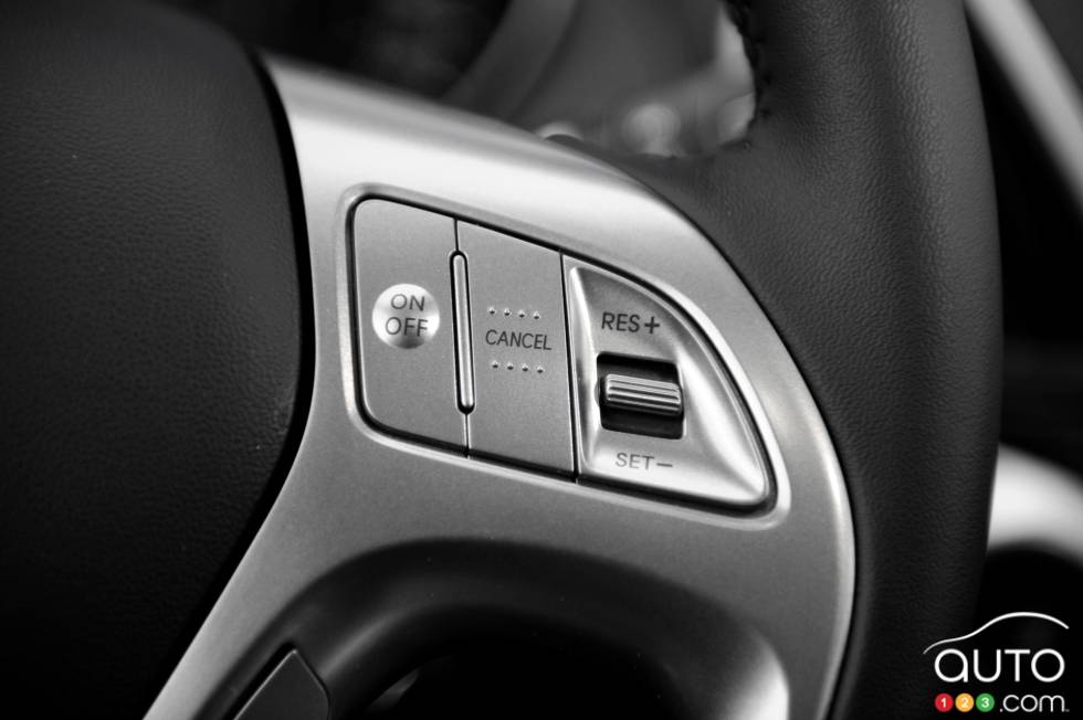 steering wheel mounted cruise controls