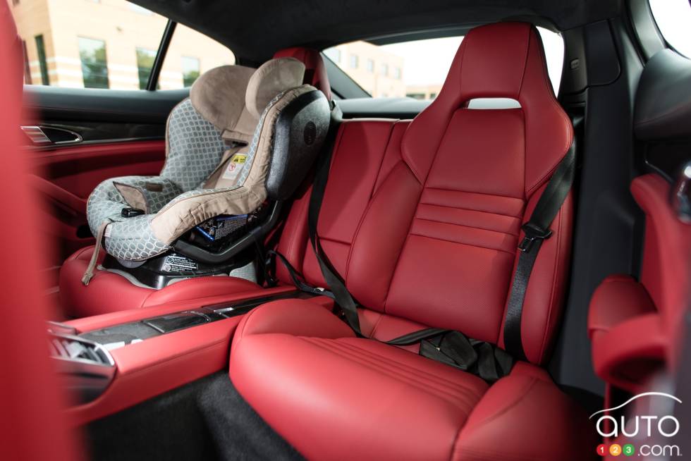 2015 Porsche Panamera GTS rear seats